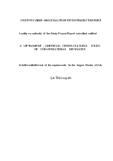 A vietnamese - American cross-cultural study of conversational distances