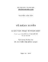 Luận văn Về iđêan xuyến