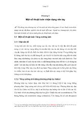 Luận văn Xây dựng thư viện phần mềm trên họ ARM phục vụ bài toán nhận dạng vân tay