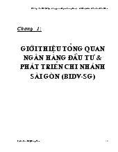 Chuyên đề Đa dạng hoá, nâng cao chất lượng dịch vụ ngân hàng điện tử tại Ngân hàng Đầu tư và Phát triển Việt Nam