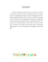 Đề tài Lạm phát ở Việt Nam, nguyên nhân và giải pháp