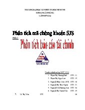 Đề tài Phân tích báo cáo tài chính Công ty Cổ phần Đầu tư Phát triển Đô thị và Khu Công nghiệp Sông Đà