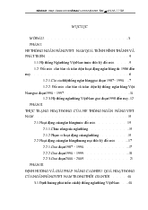 Đề tài Thực trạng và giải pháp nâng cao hiệu quả hoạt động của các Ngân hàng Thương mại Việt Nam