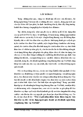 Luận văn Một số giải pháp nhằm hoàn thiện công tác bảo đảm tiền vay đối với tín dụng ngoài quốc doanh tại chi nhánh ngân hàng công thương khu vực Ba Ðình
