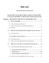 Phân tích ngành thủy sản Việt Nam: Ngành thủy sản sự phát triển, cơ hội và thách thức