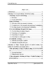 Hoàn thiện công tác quản lý tiền lương tại Công ty Cổ phần Xây dựng số 12