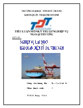 Nghiệp vụ hải quan - Hải quan điện tử tại Việt Nam