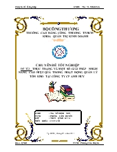 Thực trạng và một số giải pháp nhằm nâng cao hiệu quả trong hoạt động quản lý tồn kho tại công ty CP Anh Huy