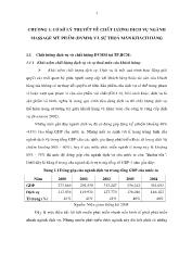 Các giải pháp nâng cao chất lượng dịch vụ Massage mỹ phẩm tại TP Hồ Chí Minh giai đoạn 2006 – 2010