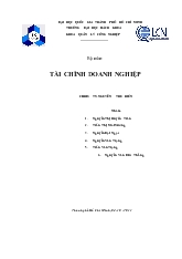 Hoạch định tài chính công ty cổ phần Sông Đà 5