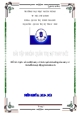 Lịch sử ra đời máy vi tính - Sự ảnh hưởng của máy vi tính đến hoạt động kinh doanh