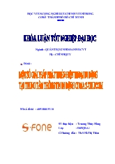 Một số giải pháp phát triển điện thoại di động tại trung tâm thông tin di động cdma s-Telecom