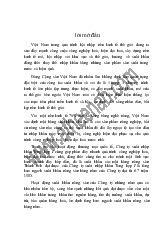 Một số giải pháp thúc đẩy xuất khẩu hàng nông sản ở công ty xuất nhập khẩu tổng hợp I