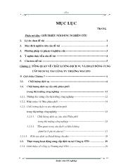 Nghiên cứu về các yếu tố chất lượng dịch vụ và mức độ tác động của chúng vào sự thõa mãn của khách hàng hiện tại của công ty STD