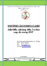 Phương án kinh doanh xuất khẩu mặt hàng mây tre đan sang thị trường Đức