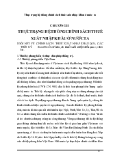 Thực trạng hệ thống chính sách thuế xuất nhập khẩu ở nước ta