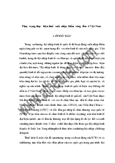 Thực trạng thực hiện thuế xuất nhập khẩu xăng dầu ở Việt Nam