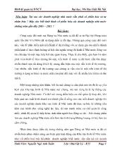 Tình hình cổ phần hóa các doanh nghiệp nhà nước những năm gần đây 2005 – 2011