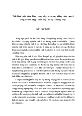 Tình hình xuất khẩu hàng song, mây, tre trong những năm qua ở công ty xuất nhập khẩu mây tre Bộ Thương Mại