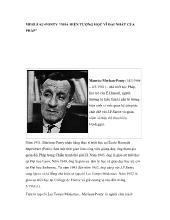 Merleau - Ponty - nhà hiện tượng học vĩ đại nhất của Pháp
