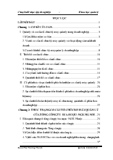 Chuyên đề Hoàn thiện cơ cấu tổ chức bộ máy quản lý của Tổng công ty Bia - Rượu –NGK Hà nội trong quá trình cổ phần hoá