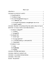 Đề tài Tìm hiểu về ngôn ngữ kịch bản PHP, hệ quản trị cơ sở dữ liệu MySQL và hệ mã nguồn mở Joomla