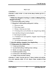 Chuyên đề Tăng cường hoạt động quản lý bán hàng tại chi nhánh công ty cổ phần công nghiệp Vĩnh Tường