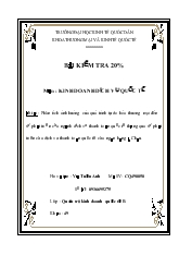 Đề tài Phân tích ảnh hưởng của quá trình tự do hóa thương mại đến sự phát triển của ngành dịch vụ thanh toán quốc tế thông qua sự phát triển của dịch vụ thanh toán quốc tế của ngân hàng Á Châu