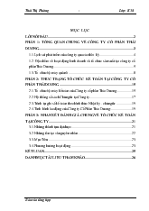 Báo cáo Thực tập kế toán tại công ty cổ phần Thái Dương