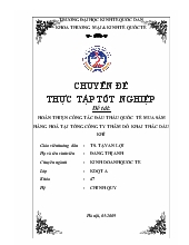 Chuyên đề Hoàn thiện công tác đấu thầu quốc tế mua sắm hàng hóa tại tổng công ty thăm dò khai thác dầu khí