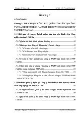 Chuyên đề Hoàn thiện công tác quản lý dự án tại Công ty Trách nhiệm hữu hạn một thành viên Công nghiệp tàu thuỷ Cái Lân