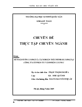 Chuyên đề Kế toán tiền lương và các khoản trích theo lương tại công ty cổ phần tư vấn nhân lực NIC