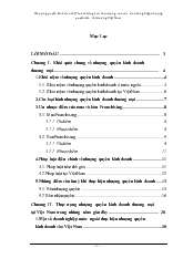 Đề tài Nhượng quyền kinh doanh (Franchising) và thực trạng của các doanh nghiệp nhượng quyền trên thị trường Việt Nam