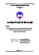 Chuyên đề Hoàn thiện kế toán chi phí sản xuất và tính giá thành tại công ty Thuốc Lá Thăng Long