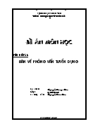 Đề án Bàn về phỏng vấn tuyển dụng