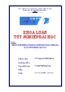 Khóa luận Hoàn thiện công tác chăm sóc khách hàng tại Viễn thông Hà Tây