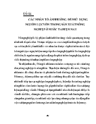 Đề tài Các nhân tố ảnh hưởng đến sử dụng nguồn lực vốn trong sản xuất nông nghiệp ở nước ta hiện nay