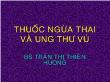 Đề tài Thuốc ngừa thai và ung thư vú