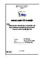 Đề tài Hội nhập kinh tế quốc tế và những yêu cầu đặt ra đối với hoạt động xuất nhập khẩu của các doanh nghiệp Việt Nam