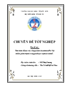 Đề tài Tình hình đầu tư của công ty kinh doanh than Hà Nội nhằm giảm chi phí trong giai đoạn suy thoái kinh tế