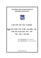 Đề tài Đầu tư phát triển các khu công nghiệp vùng Đông Nam Bộ giai đoạn 2002 – 2007 - Thực trạng và giải pháp