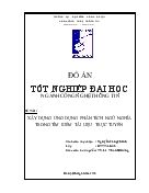 Đề tài Xây dựng ứng dụng phân tích ngữ nghĩa trong tìm kiếm tài liệu trực tuyến