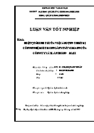 Đề tài Hiệu quả kinh tế của việc áp dụng thiết bị công nghệ mới trong sản xuất xi măng của Công ty Xây Lắp Thương Mại I