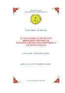 Đề tài Kế toán nghiệp vụ thanh toán không dùng tiền mặt tại ngân hàng thương mại cổ phần đông á chi nhánh An Giang