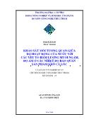 Luận văn Khảo sát mối tương quan giữa độ hoạt động của nước với các yếu tố hàm lượng muối ngấm, độ ẩm ở các nhiệt độ bảo quản sản phẩm khô cá lóc