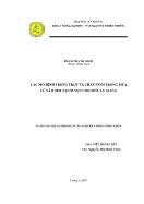 Các mô hình trồng trọt và chăn nuôi trong mùa lũ năm 2004 tại huyện chợ mới, An Giang