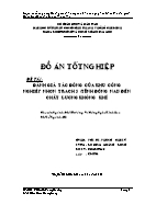 Đồ án Đánh giá tác động của khu công nghiệp Nhơn Trạch 3 (tỉnh Đồng Nai) đến chất lượng không khí