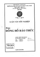 Luận văn Đồng hồ báo thức