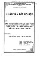 Luận văn Xây dựng chiến lược và biện pháp phát triển thị phần thị Nhà máy dầu Tân Bình (NAKYDACO)